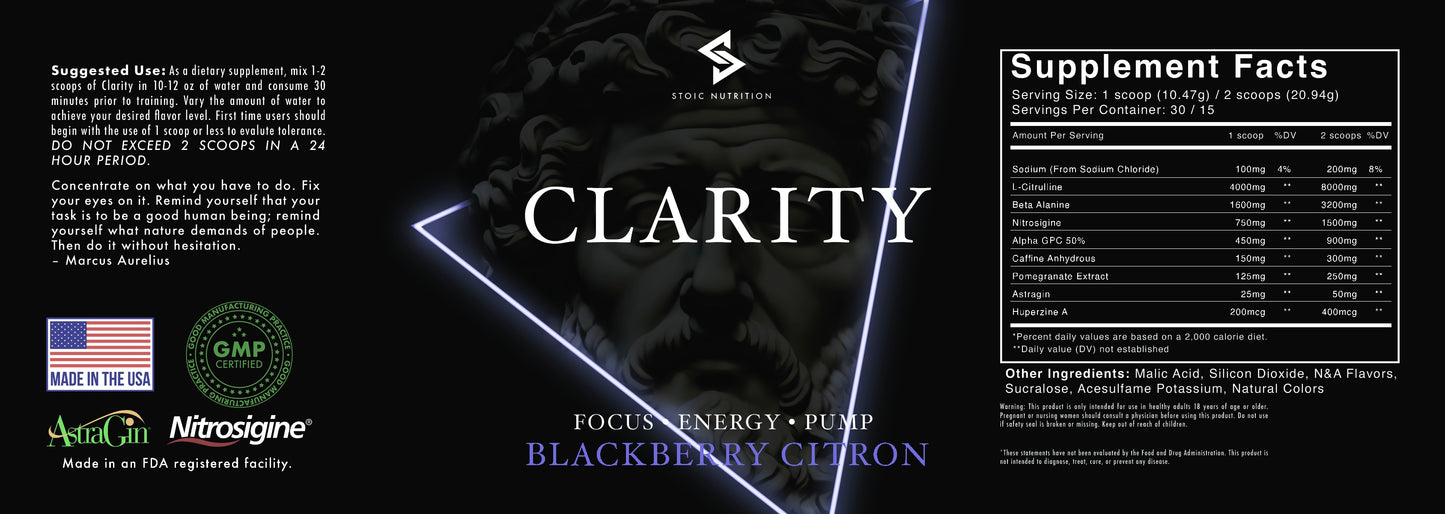 Clarity / Pre Workout